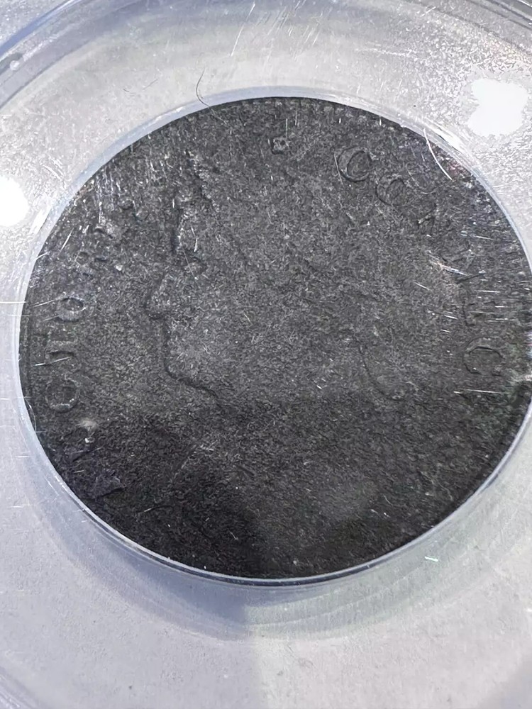 1787 Post Colonial Issues Connecticut Draped Bust- Copper ANACS VG-8