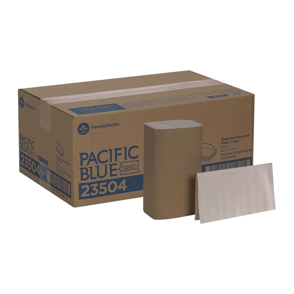 Pacific Blue Basic S-Fold Recycled Paper Towels by GP PRO Georgia-Pacific,