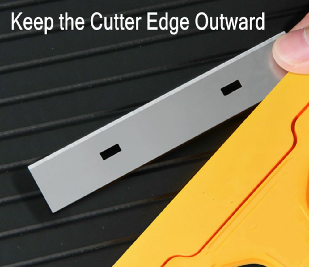 2pack Razor Blade Scraper, Industry Glass Window Scraper, Heavy Duty Cleaning...