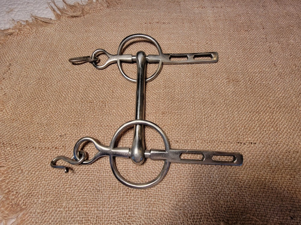 Antique Solid Nickel Horse Bit