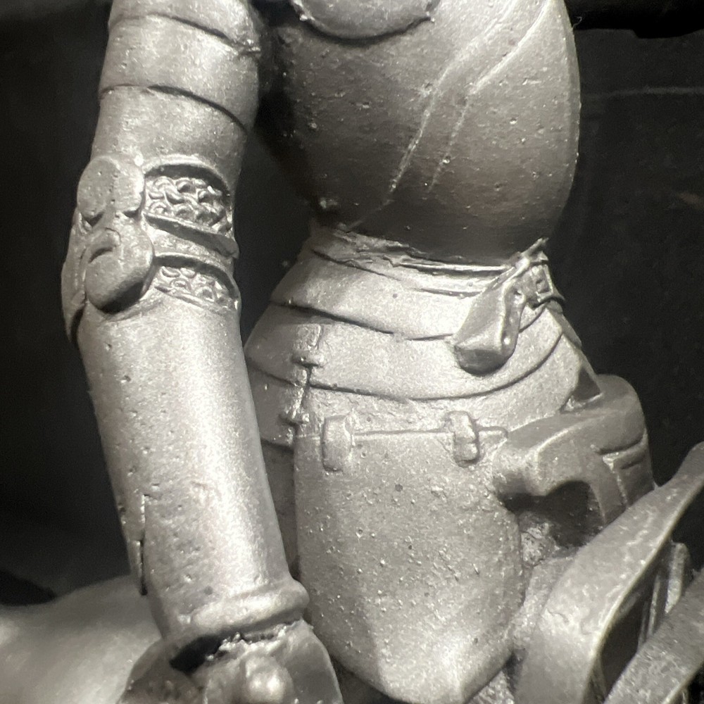 Vintage Iron Warrior Statue 7.5 Lbs Weight