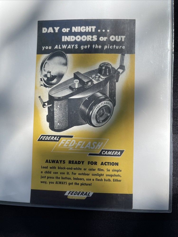 Federal Fed Flash Camera Advertising