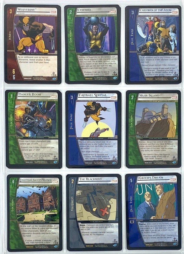 VS System Marvel Origins MOR 2004 220/220 COMPLETE SET NM