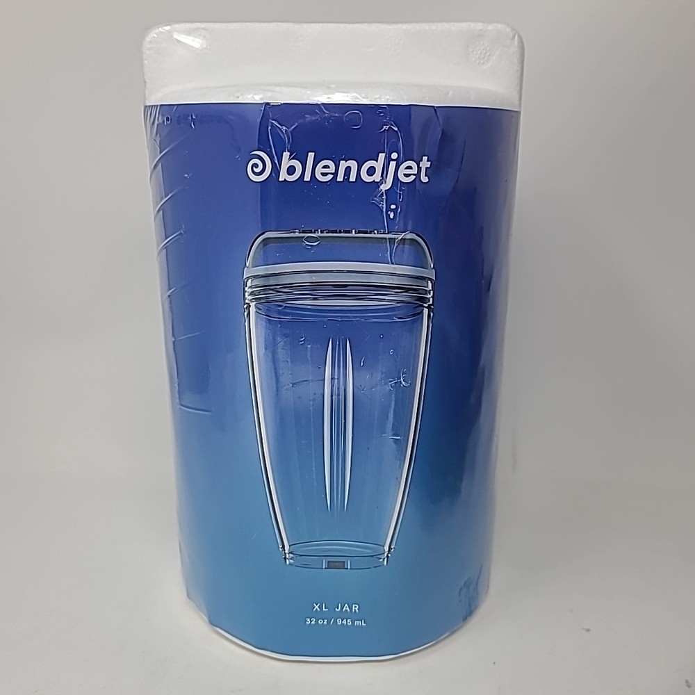 BlendJet XL 32oz Jar Clear Plastic Replacement Accessory with Lid 2.0