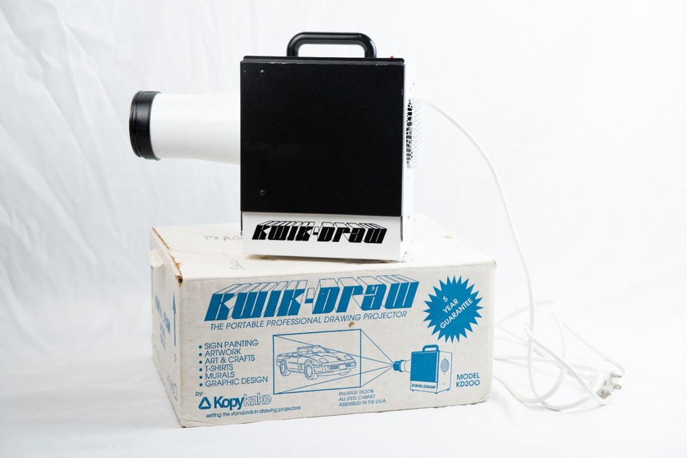 Kopykake Kwik-Draw KD200 Projector Drawing Tracing Tool Original Box