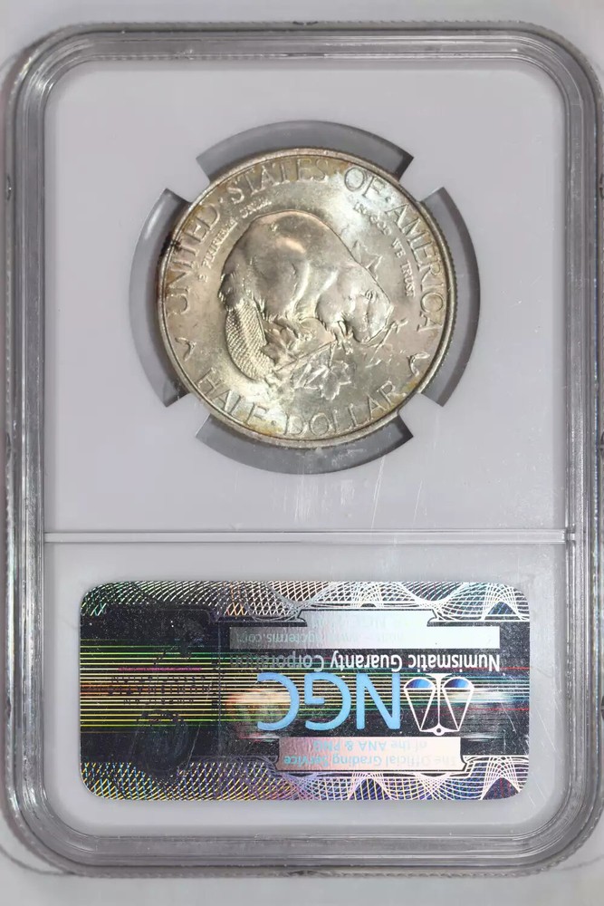 1936 ALBANY SILVER COMMEMORATIVE HALF DOLLAR NGC MS66