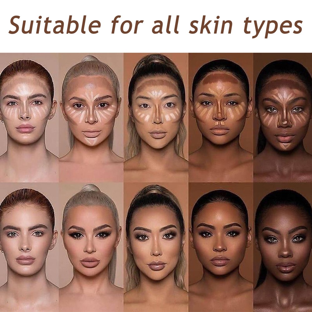6pcs Liquid Full Coverage Concealer Makeup Dark Circles Acne Blemish Corrector