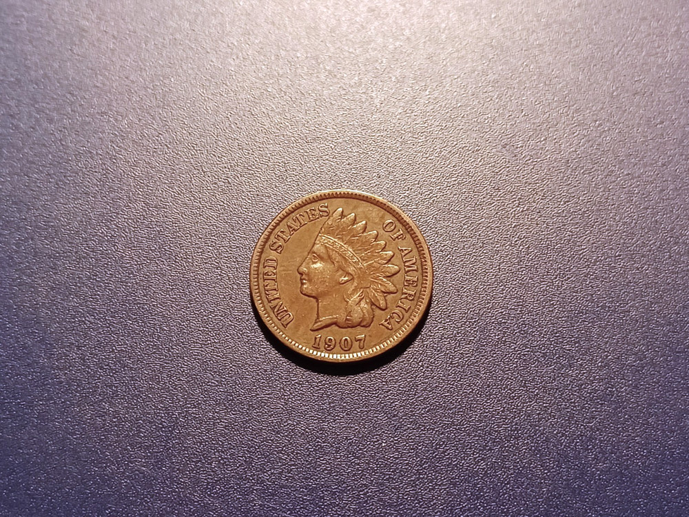 Very Choice AU 1907 Indian Head Cent