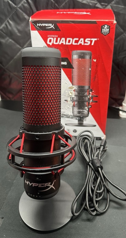 HyperX QuadCast - USB Condenser Gaming Microphone, for PC, PS4 and Mac
