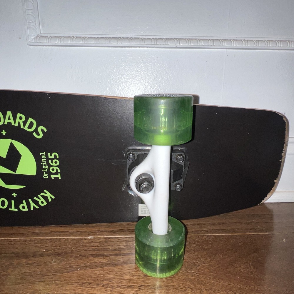 Kryptonics 30" Longboard Skateboard Beach Island Script 06/01/2021-072QR