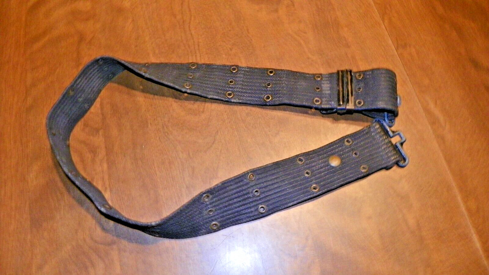 military type belt unmarked, about 38'' long