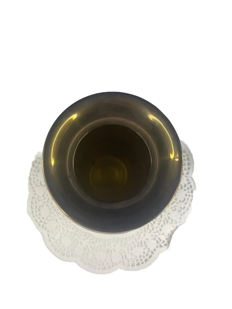 solid brass vase made in india