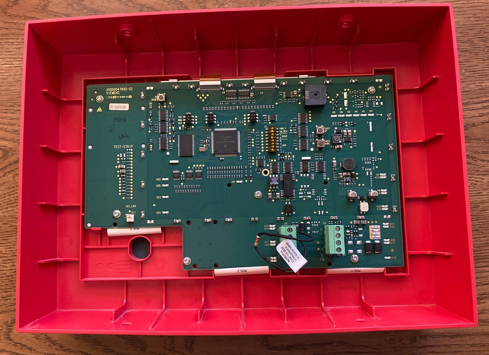 SIEMENS FT2014-R3 Fire Alarm Remote Display (Red)