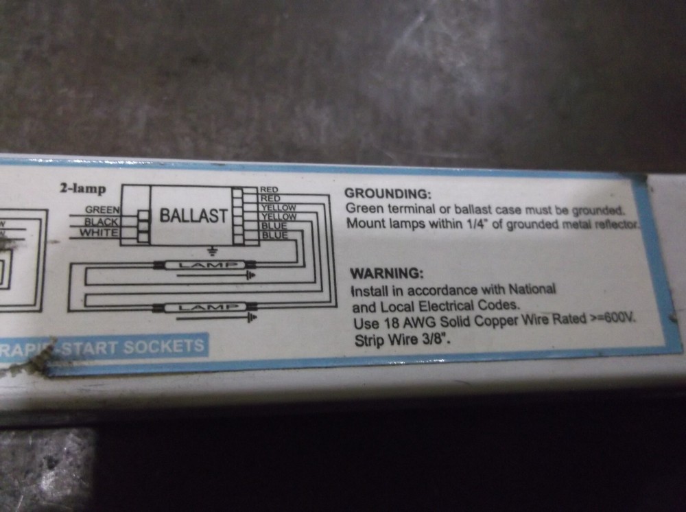 PHILIPS ADVANCE ICN-2S54 CENTIUM LIGHTING BALLAST (VV2)
