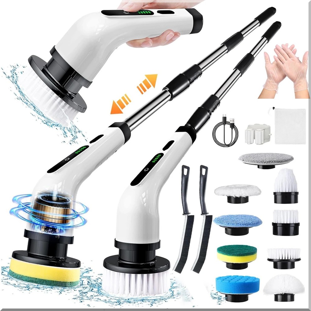 Floor Scrubber Cleaner Machine Electric Polisher r Buffer Spin Mop  Cordless