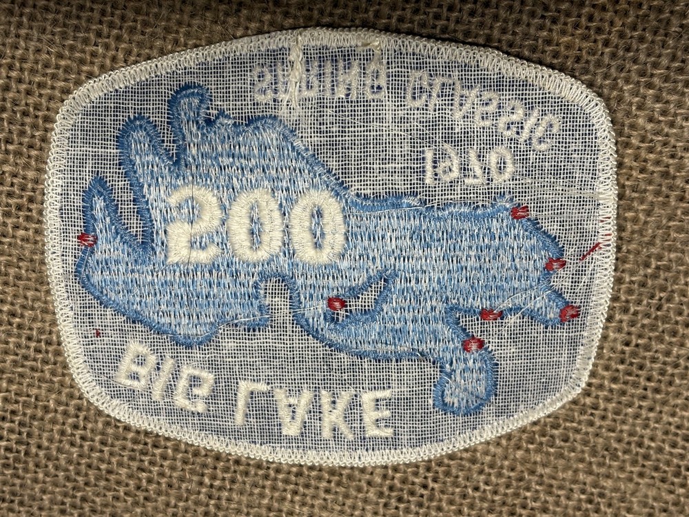 1970 snowmobile patch, Big Lake 500 Spring Classic, Alaska, snowmobiling