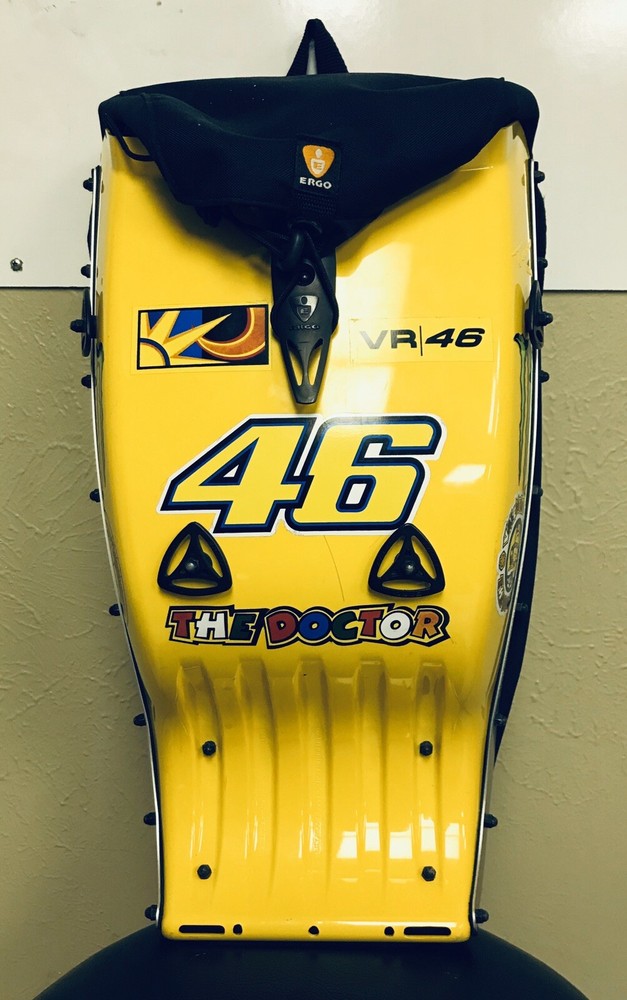 ERGO Megalopolis Aero Hardshell Motorcycle Backpack Spine Protector- Yellow
