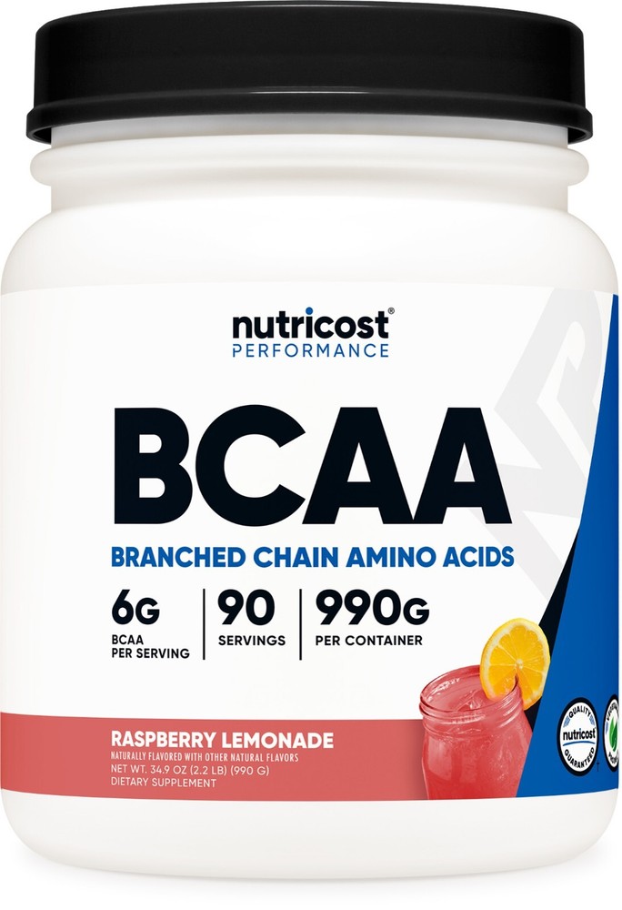 Nutricost BCAA 2:1:1 Powder (Raspberry Lemonade) 90 Servings