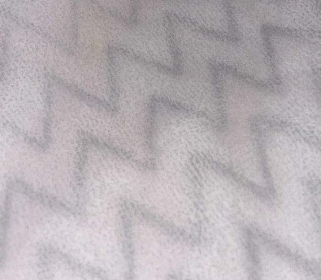 BLANKETS & BEYOND CHEVRON PRINT BUNNY LOVEY SECURITY BLANKET