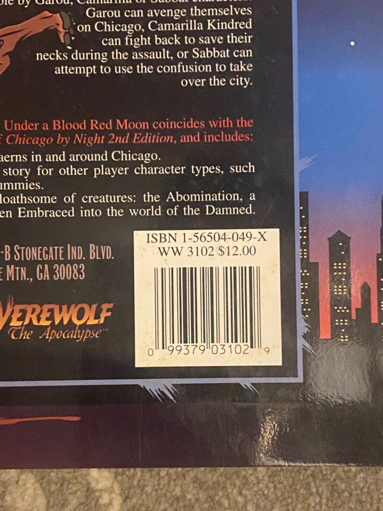 Werewolf: The Apocolypse Set-Rulebook + Guidebook + 2 sourcebooks + Tribe Book