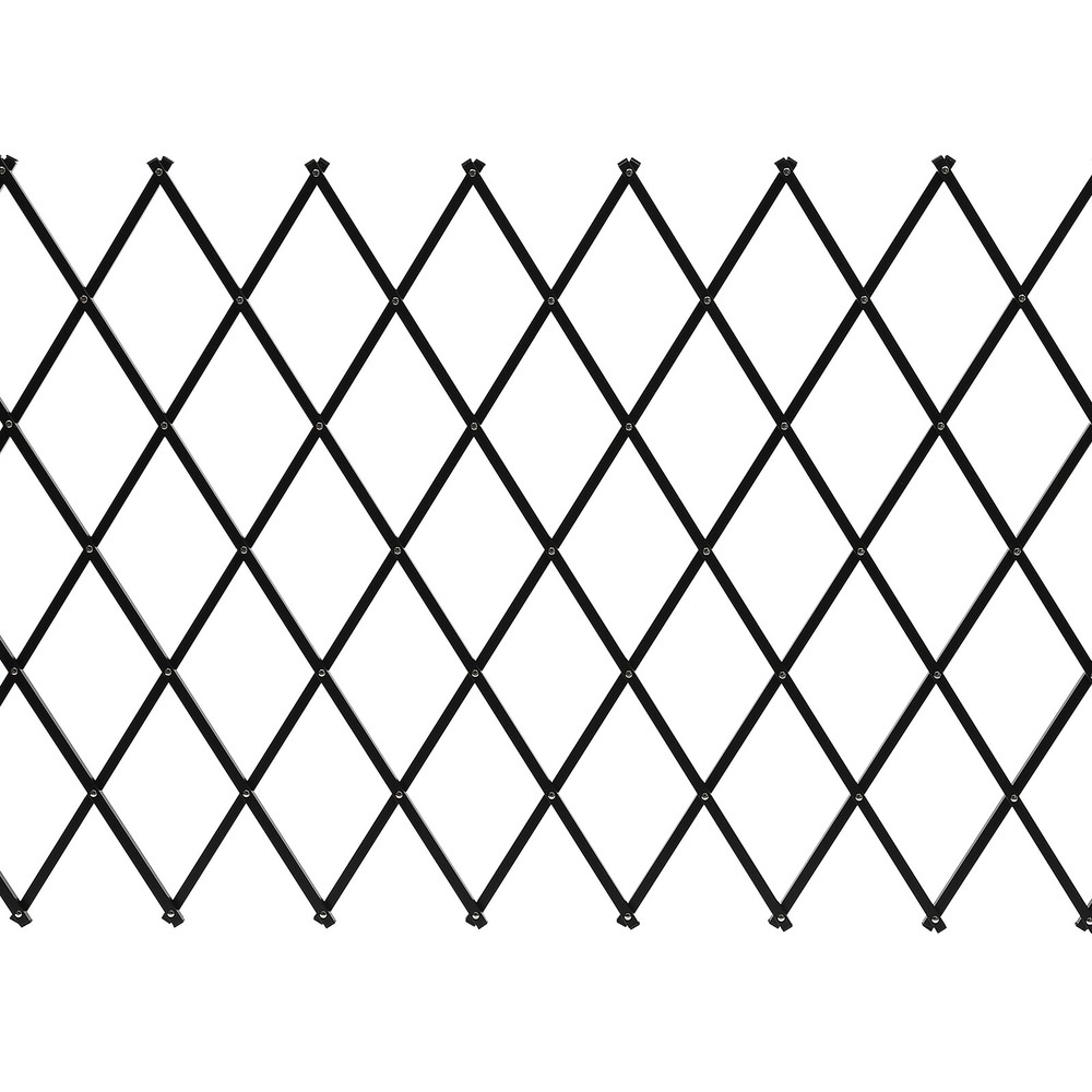 Single Folding Security Gate Rolling Barricade Gate Accordion Security Gate NEW