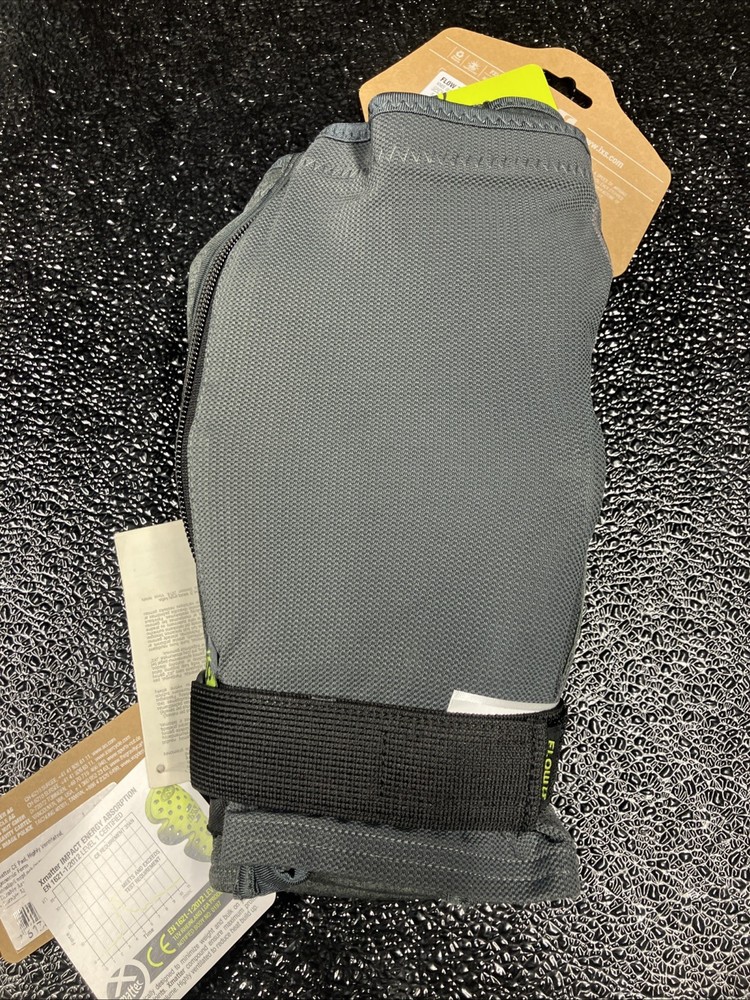 IXS Flow Evo+ Grey Knee Guard Pads Size Large