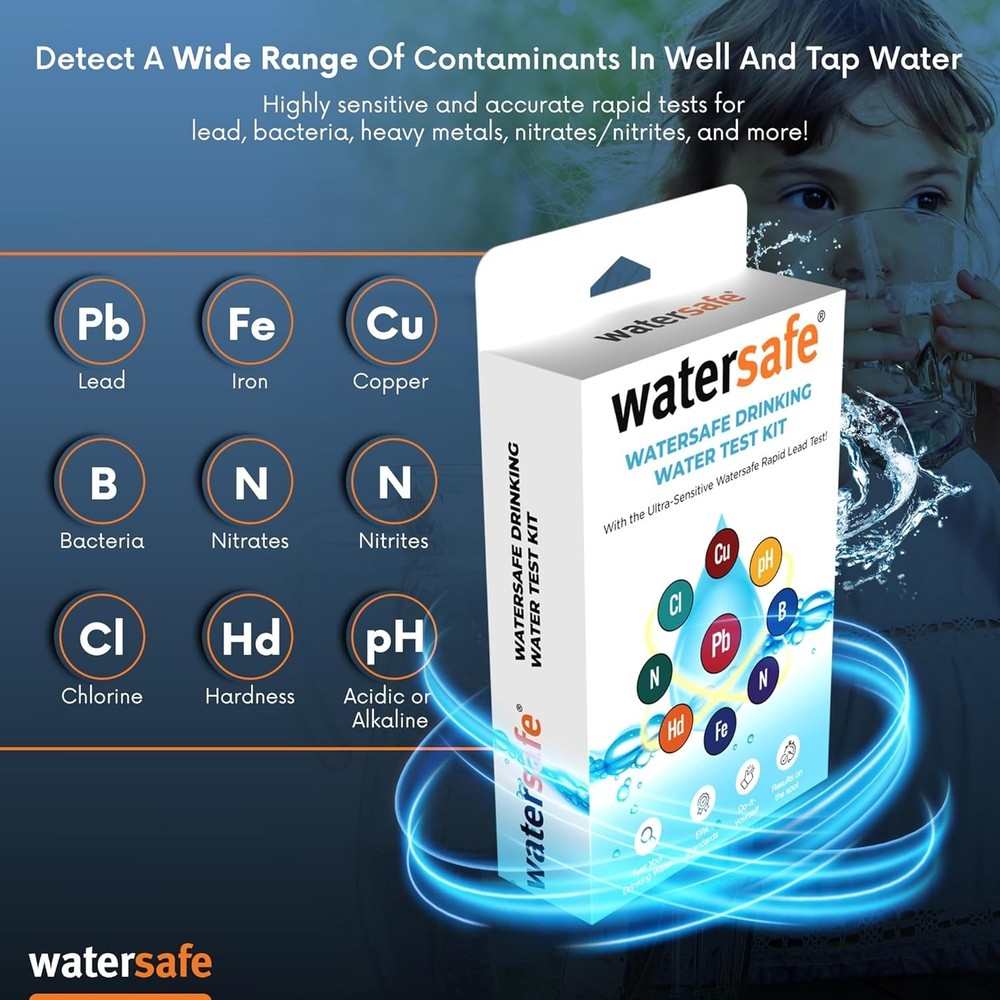 Professional-Grade Water Testing Kit - Detect Contaminants with Ease & Precision