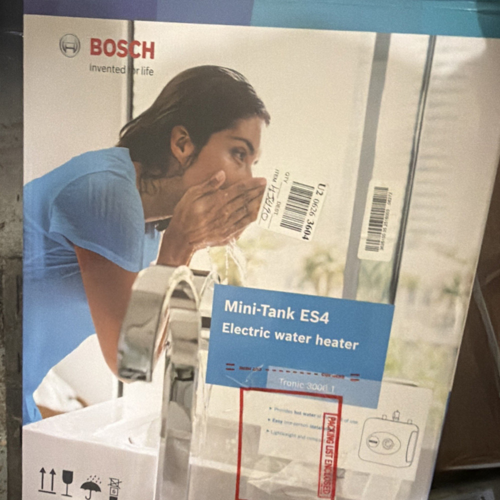 Bosch Mini-Tank ES4 Electric Compact 4 Gallon Storage Tank Water Heater