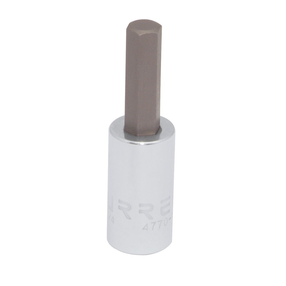 URREA 4770-5/64 Chrome 1/4" Drive Hex Bit Short Socket 5/64"