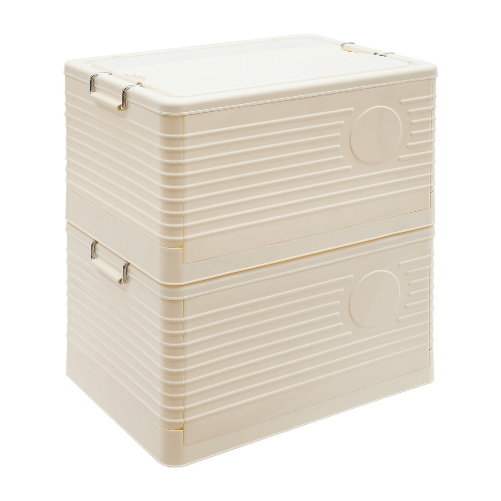 Foldable Storage Bins, Stackable Storage Bins, Storage Box for Home