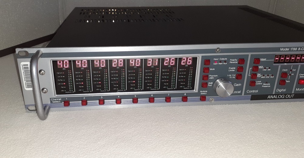 Aphex Model 1788 8-Channel Remote Controlled Microphone Preamplifier