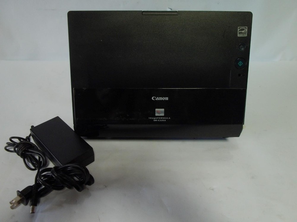 Canon ImageFormula DR-C225 II Document Scanner w/ AC Adapter (J260)