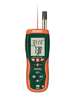 Extech HD500: Psychrometer &plus; 30:1 IR Thermometer