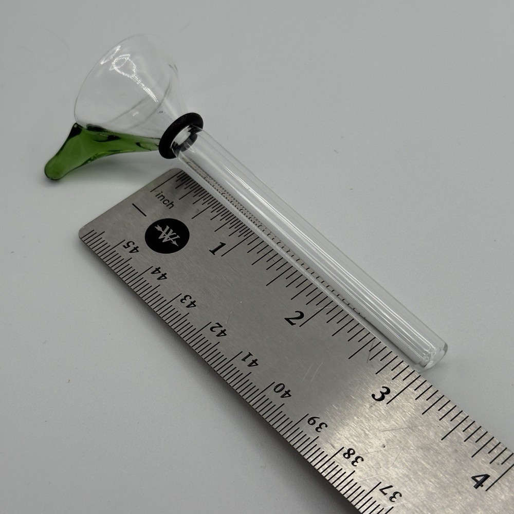 3" 9mm Glass Downstem | Bong Water Pipe Slide | Replacement Stem | Green