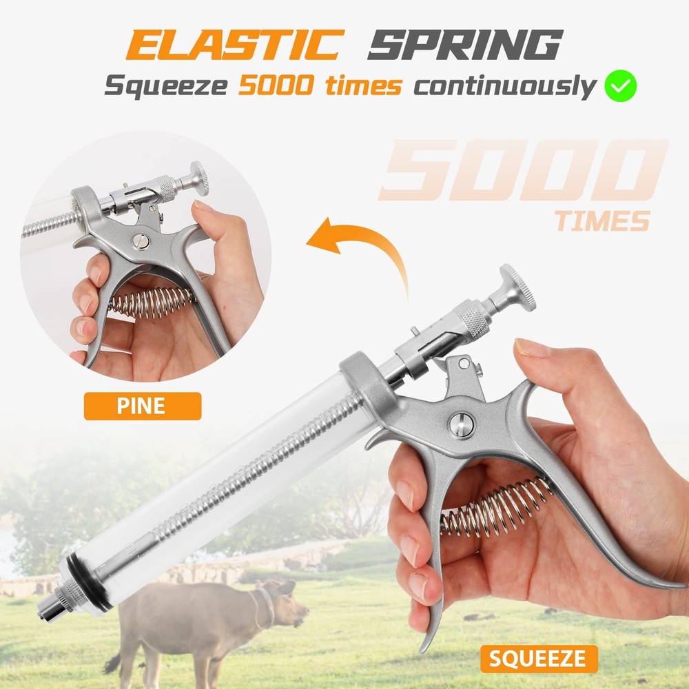Proshine 50ml Continuous Plastic Syringe
