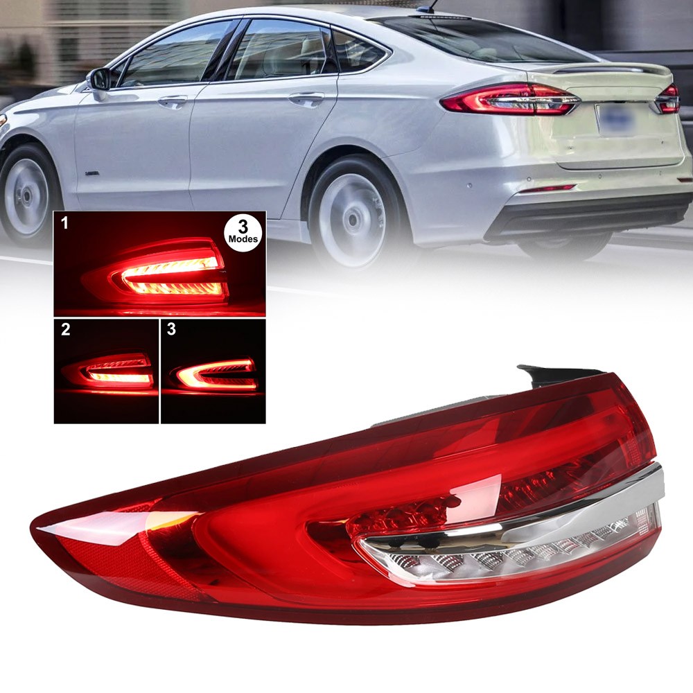 1PCS LED Driver Left Side Outer  Tail Light Lamp For 2017-2019 2020 Ford Fusion