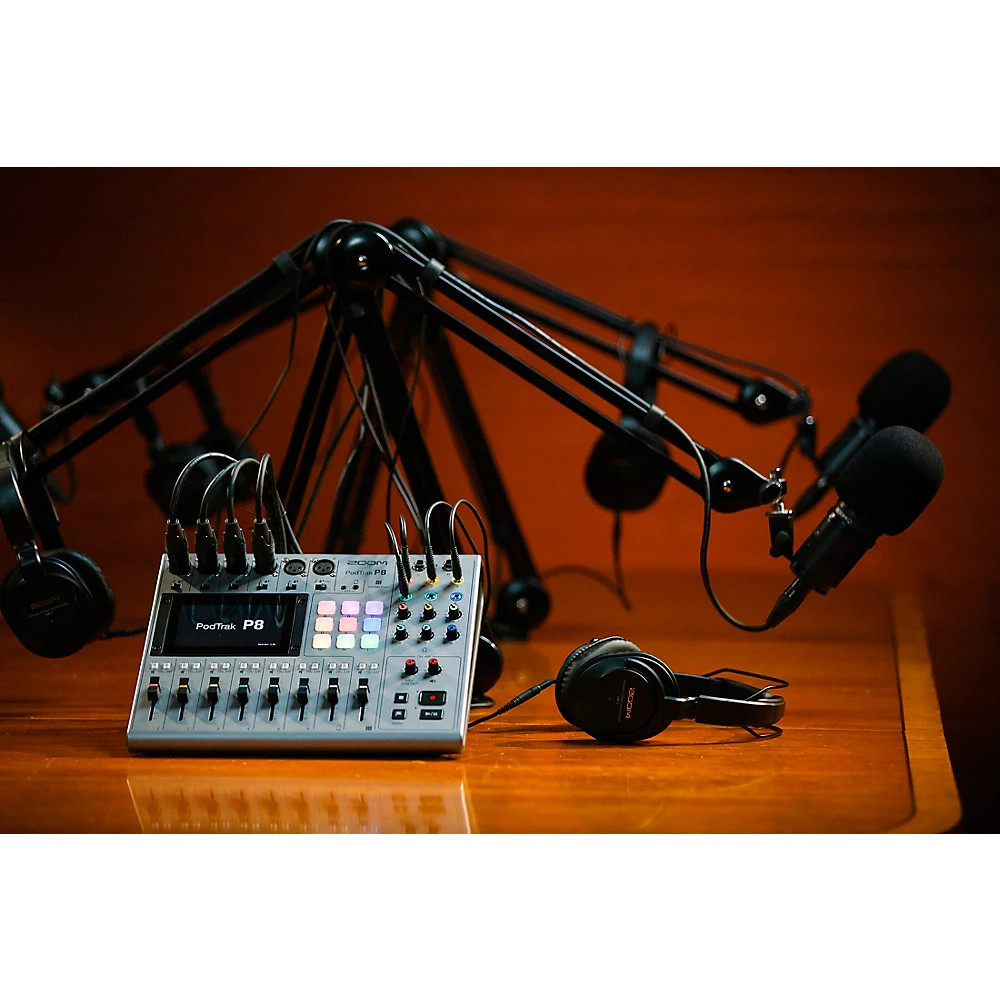 Zoom PodTrak P8 Portable Multitrack Podcast Recorder