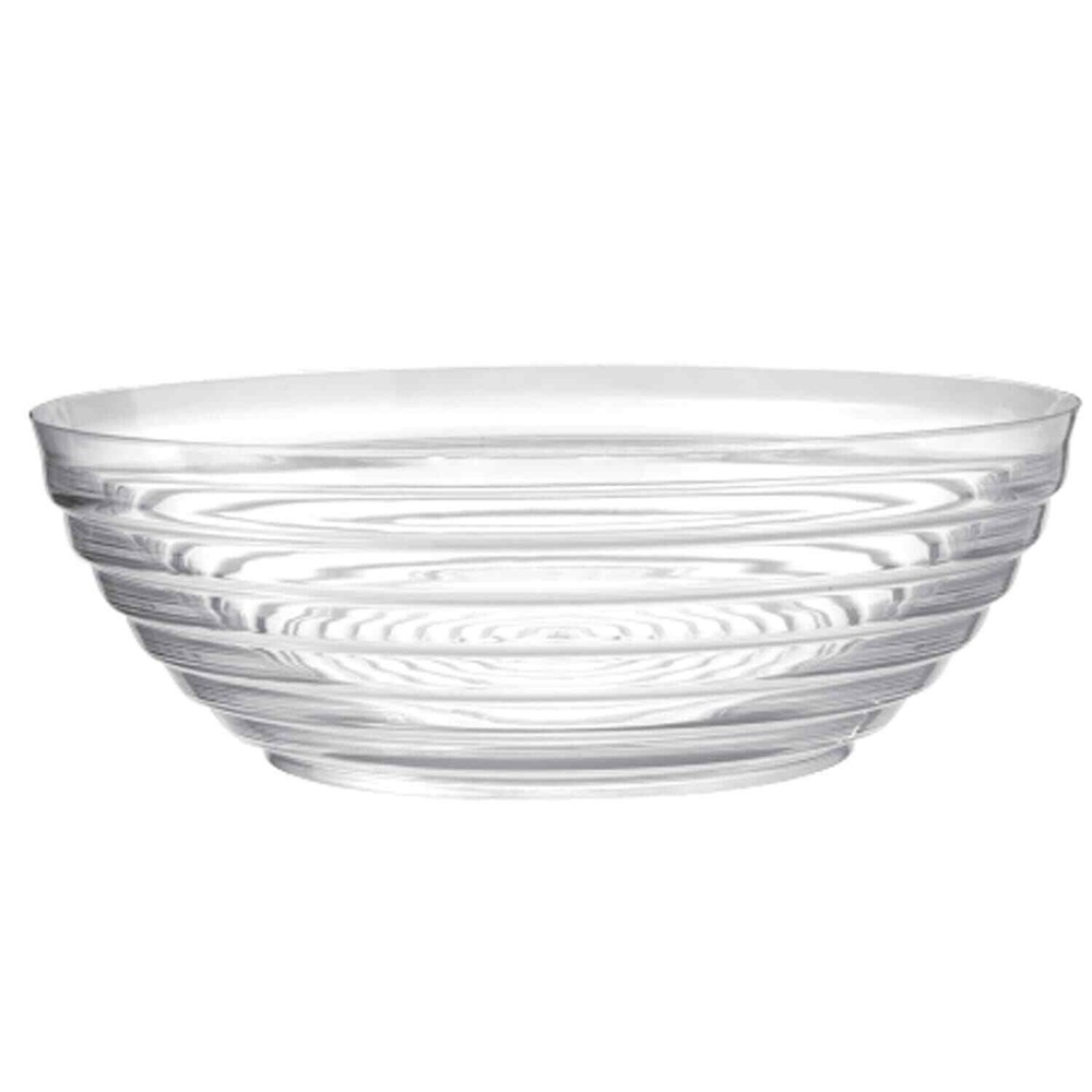 9.5" Wide 2 Qt Round Plastic Serving Bowls Set for Party Disposable Tableware