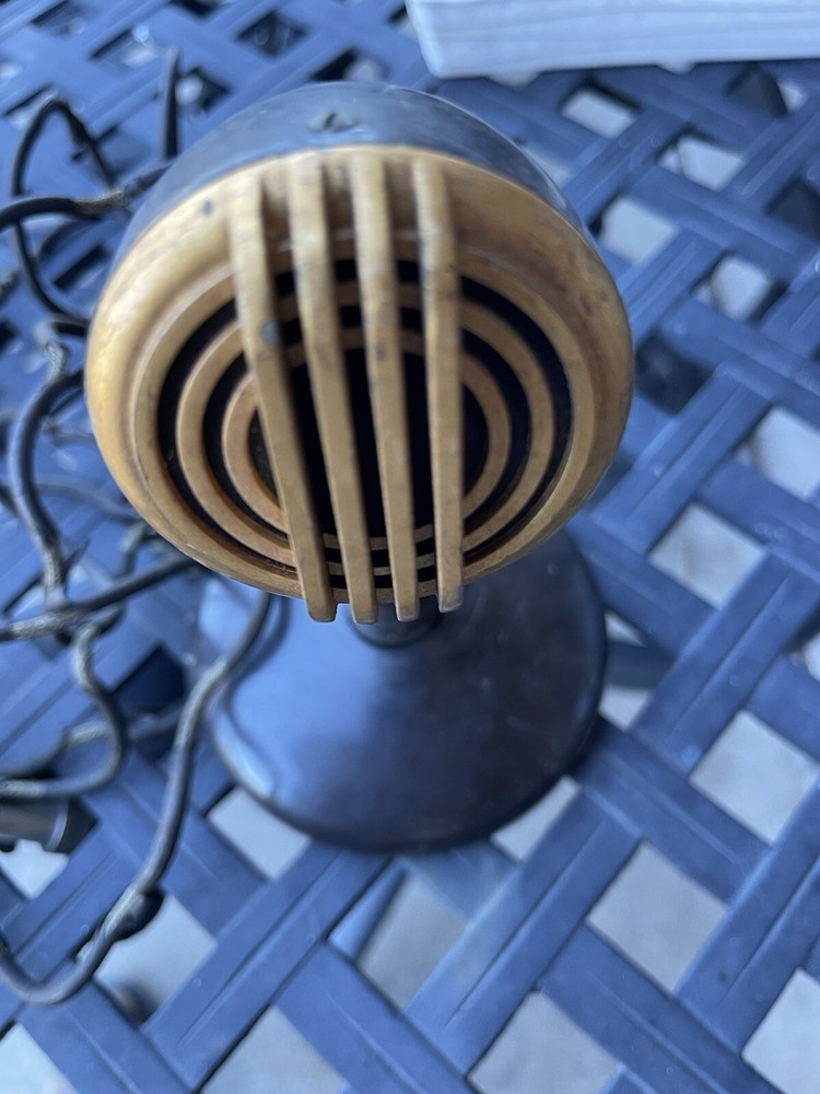 Vintage Microphone Astatic 200 Harp Mic Single Pin