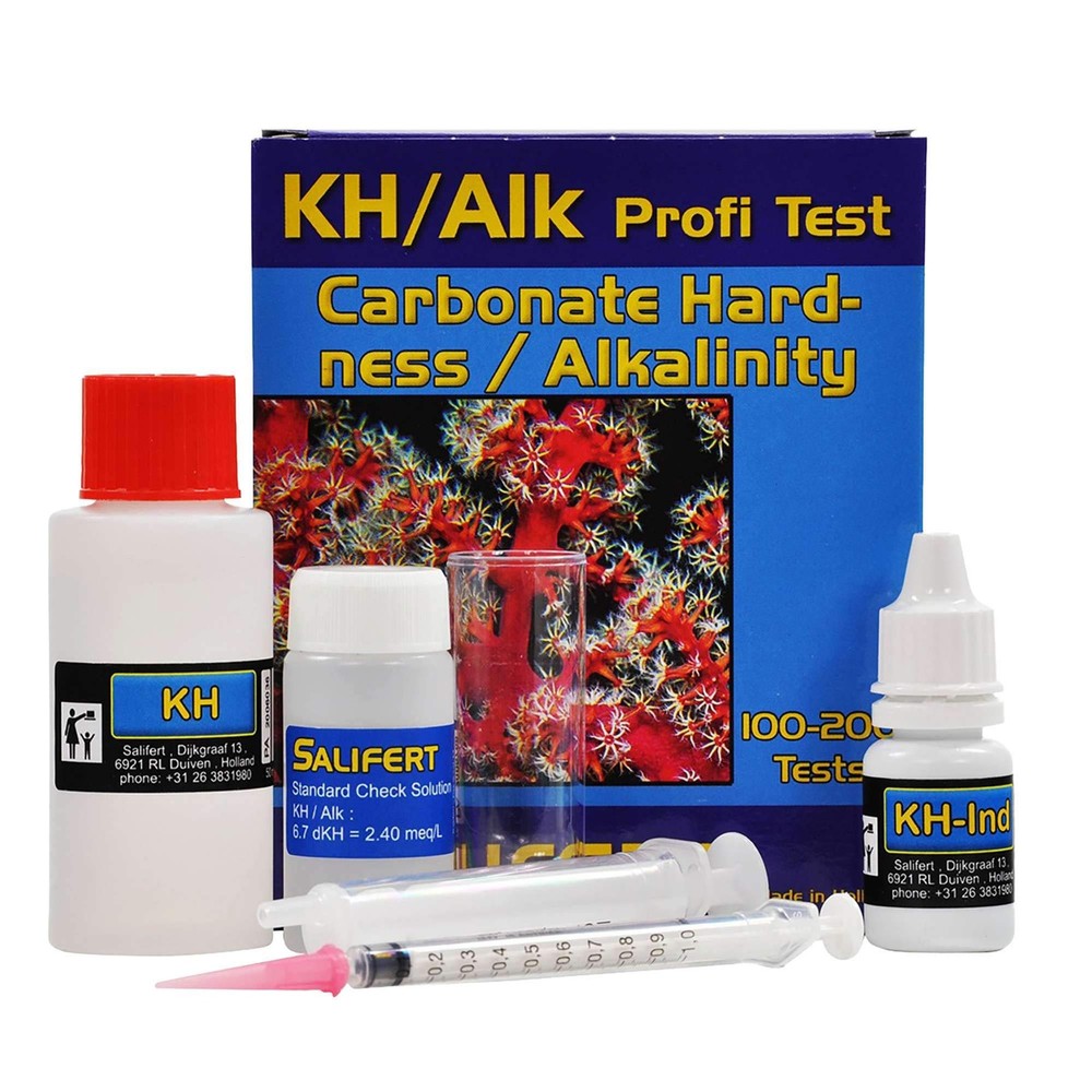Salifert KH Alkalinity Test Kit for Accurate Aquarium Water Testing