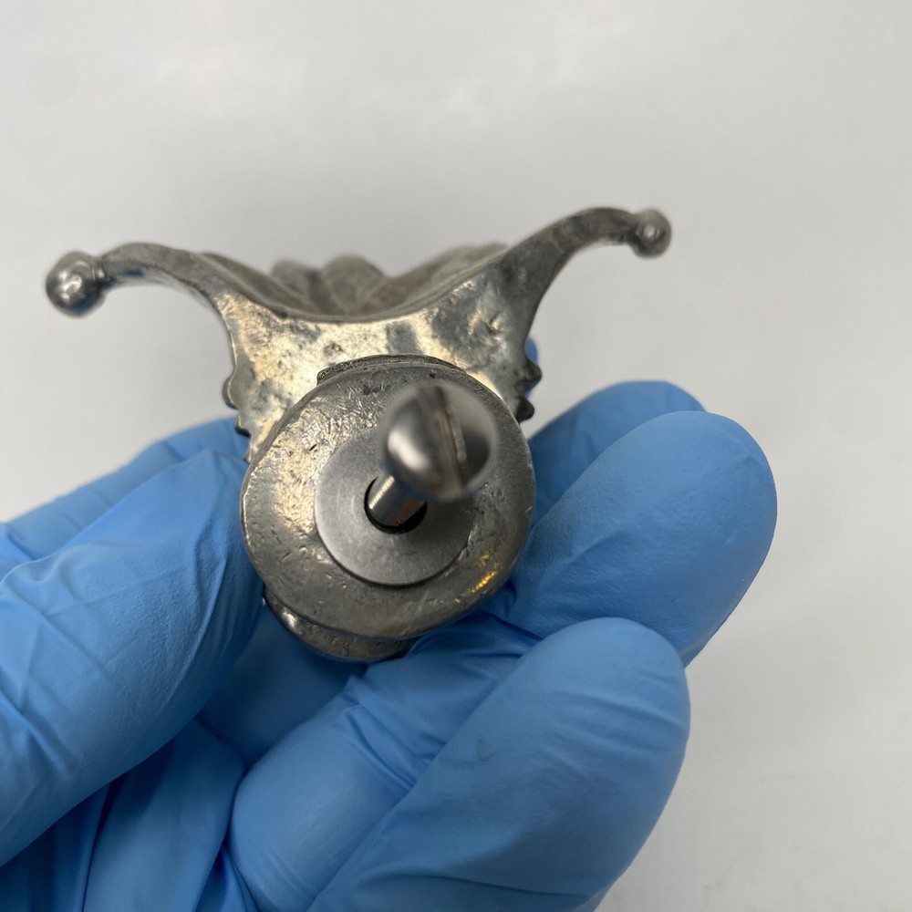 Roux Roux "Jester" Original Pewter Drawer Cabinet Pull Vtg