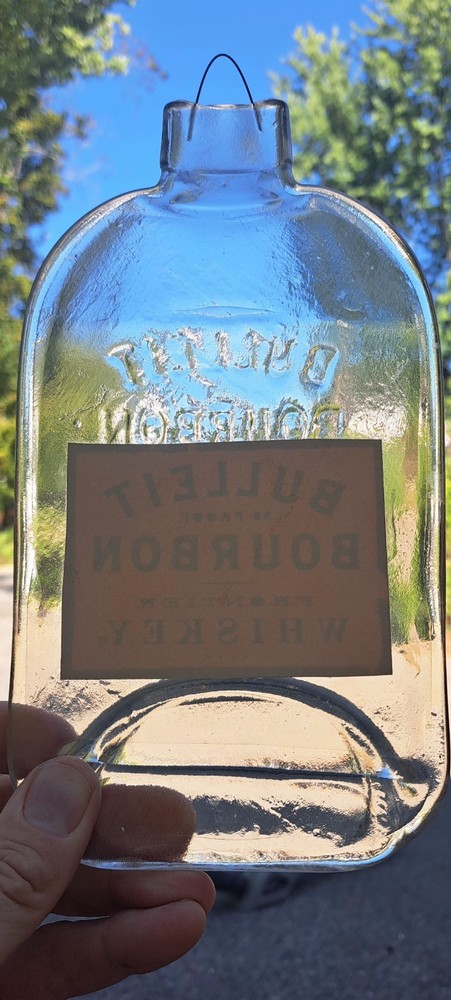 Melted Bulleit Bourbon Bottle - Cool Wall Art!