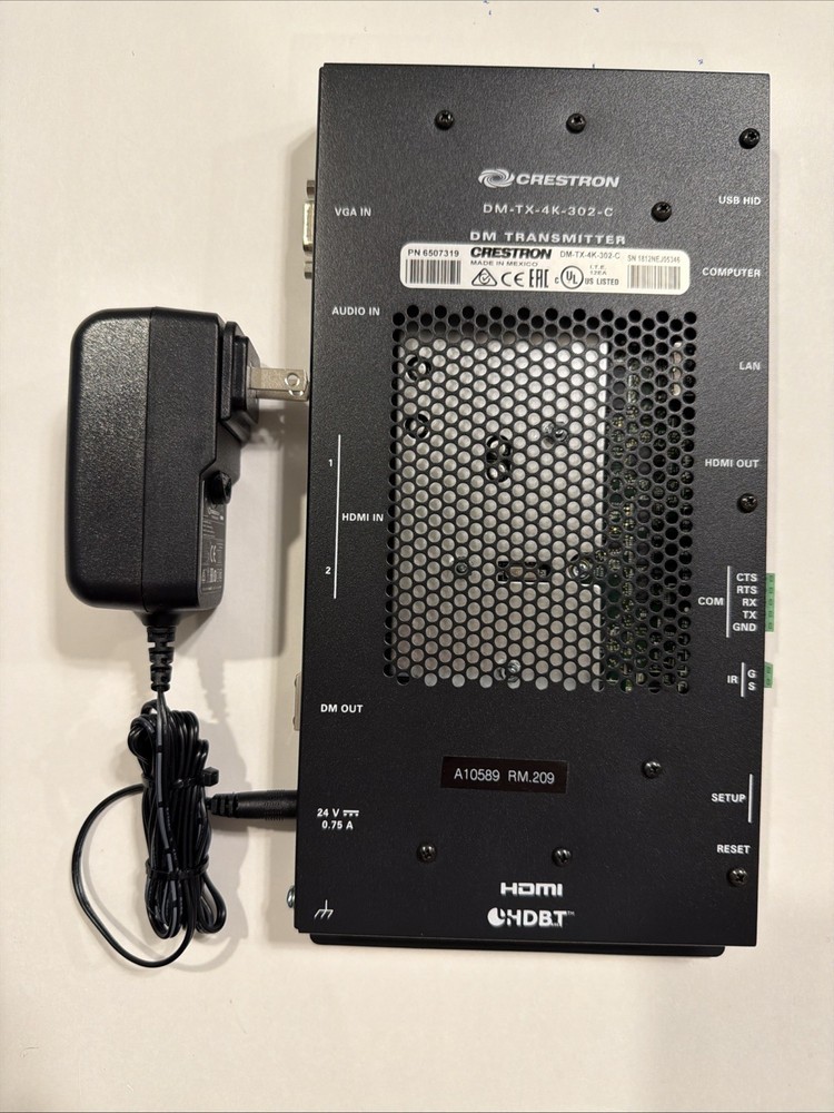CRESTRON DM-TX-4K-302-C DM Transmitter 6507319 - Great Condition