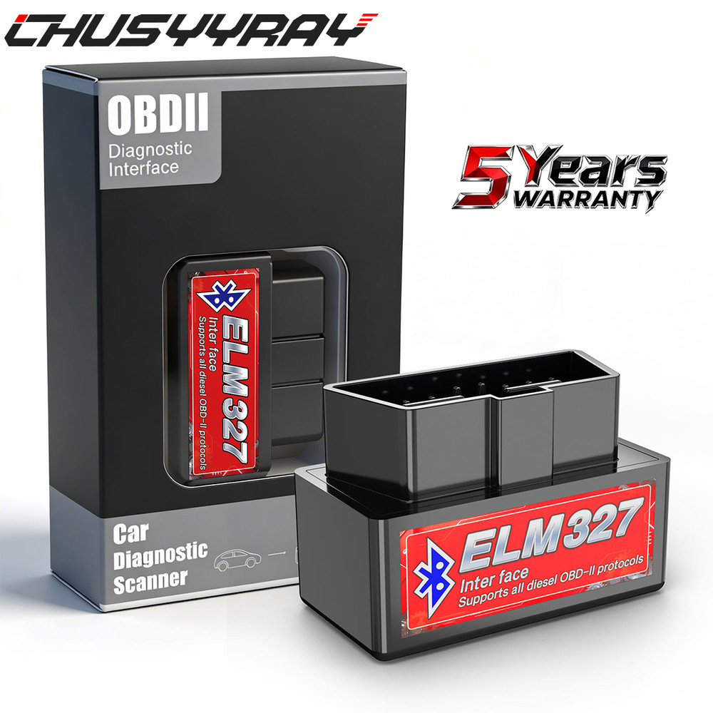 Mini ELM327 OBDII Bluetooth 5.1 Wireless Diagnostic Scanner Tool Code Reader