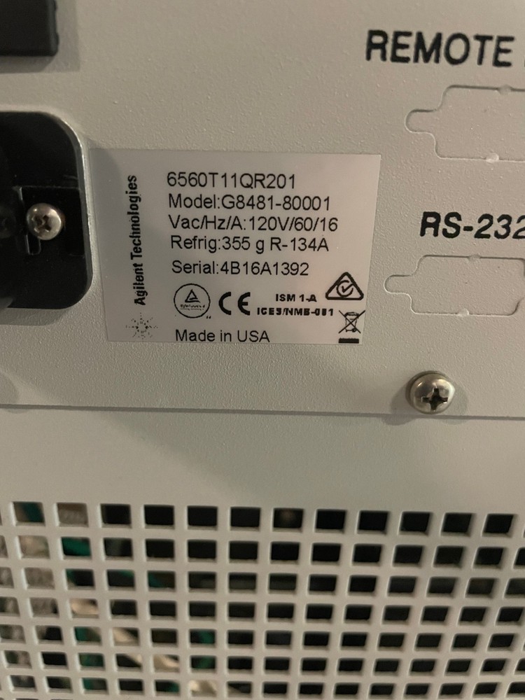 Agilent G8481A water chiller