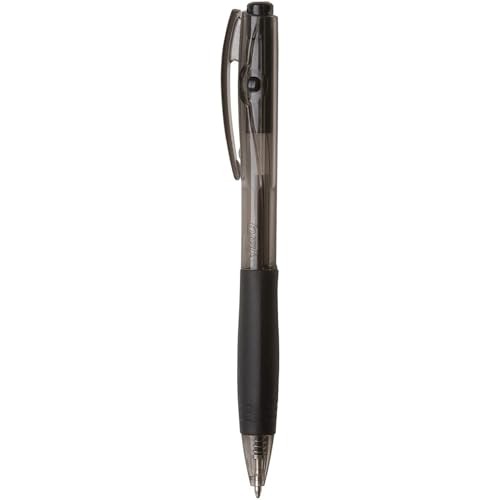 BU3 Grip Retractable Ballpoint Pen, Medium Point (1.0mm), Black, Retractable
