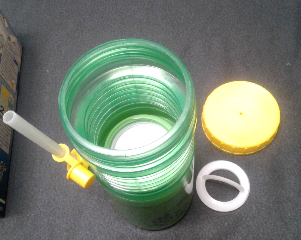 Jug personal Water Filtration System Amritt Votes with straw