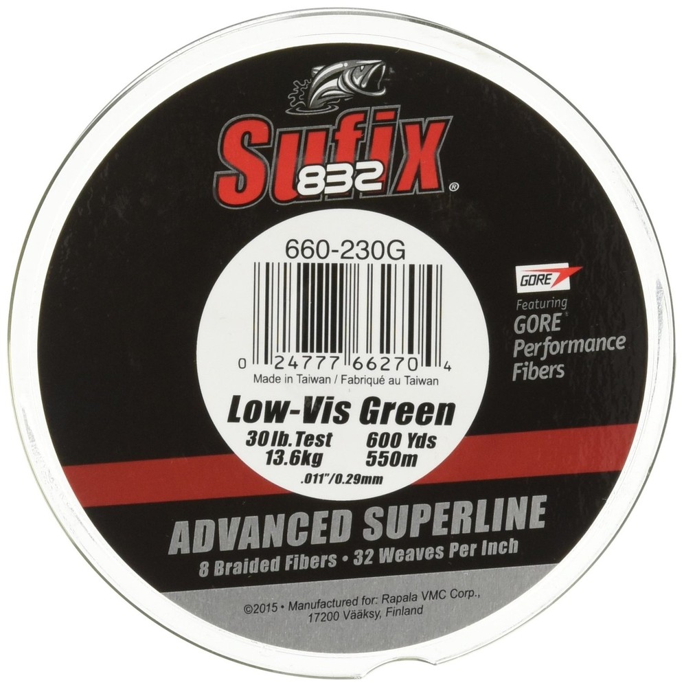 Sufix 832 Braid Line-600 Yards One Size Multi