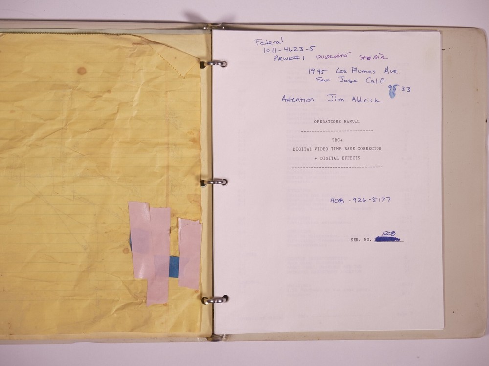 Prime Image TBC Sync+ Time Base Corrector Original OEM Manual