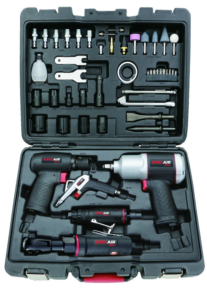 Milton® EXELAIR® Composite Pro High Torque Accessory Kit w/ Case (50-Piece)